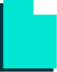 a blue rectangular object with a black square