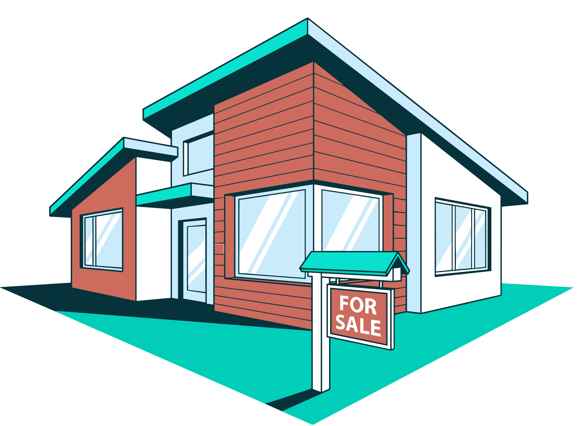 a house for sale sign