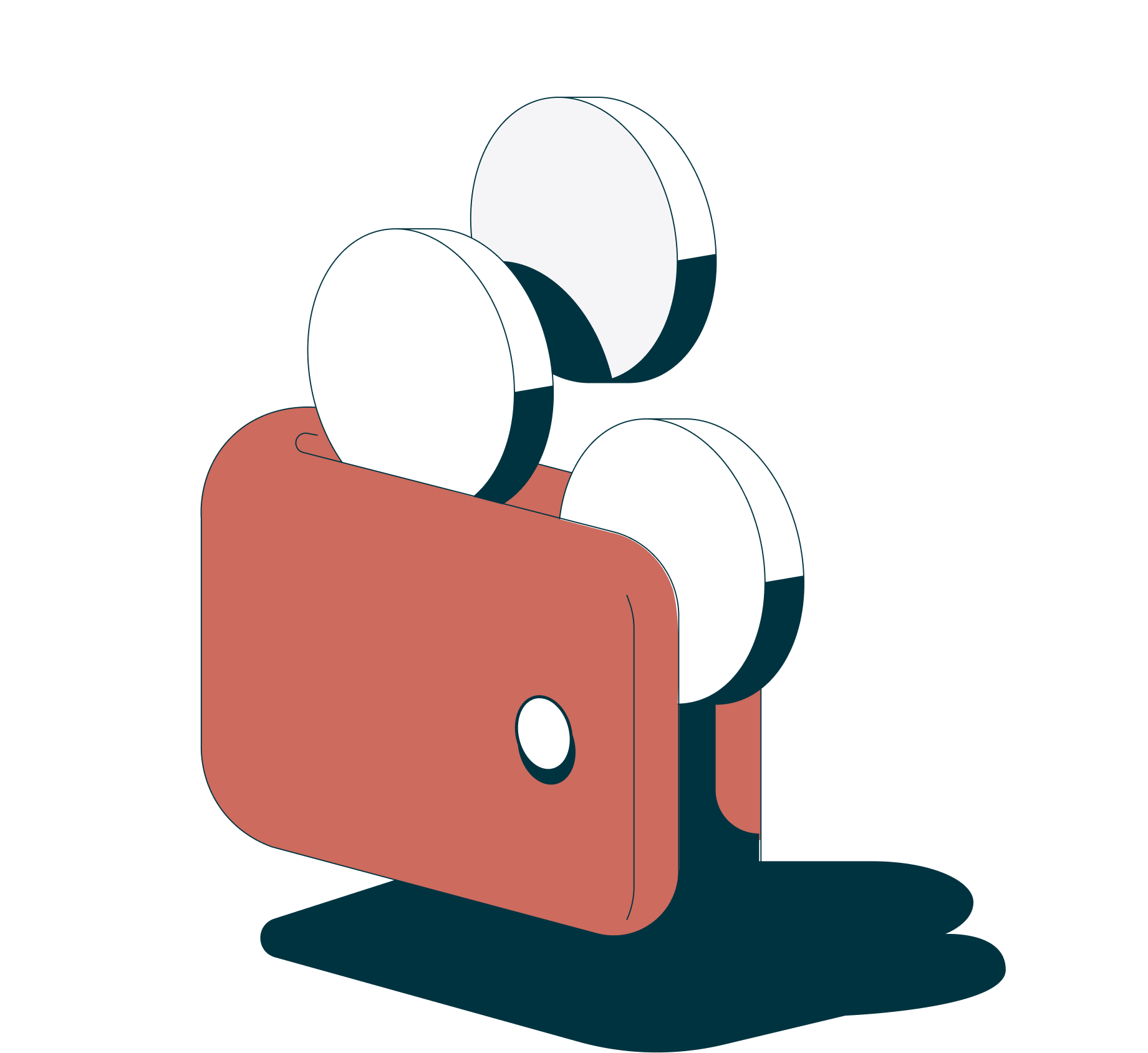 a cartoon of a wallet with coins