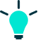 a light bulb with lines in the middle