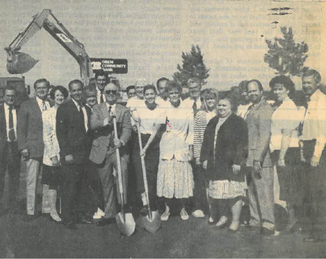 a group of people standing together
